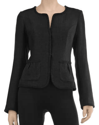 FAILLE CROCHETED EDGE JACKET