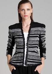 jacket with peplum detail